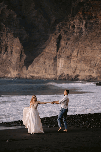 Elopement in Los Gigantes Tenerife
