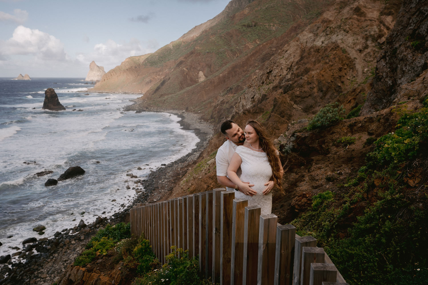 Maternity session in Playa benijo tenerife
