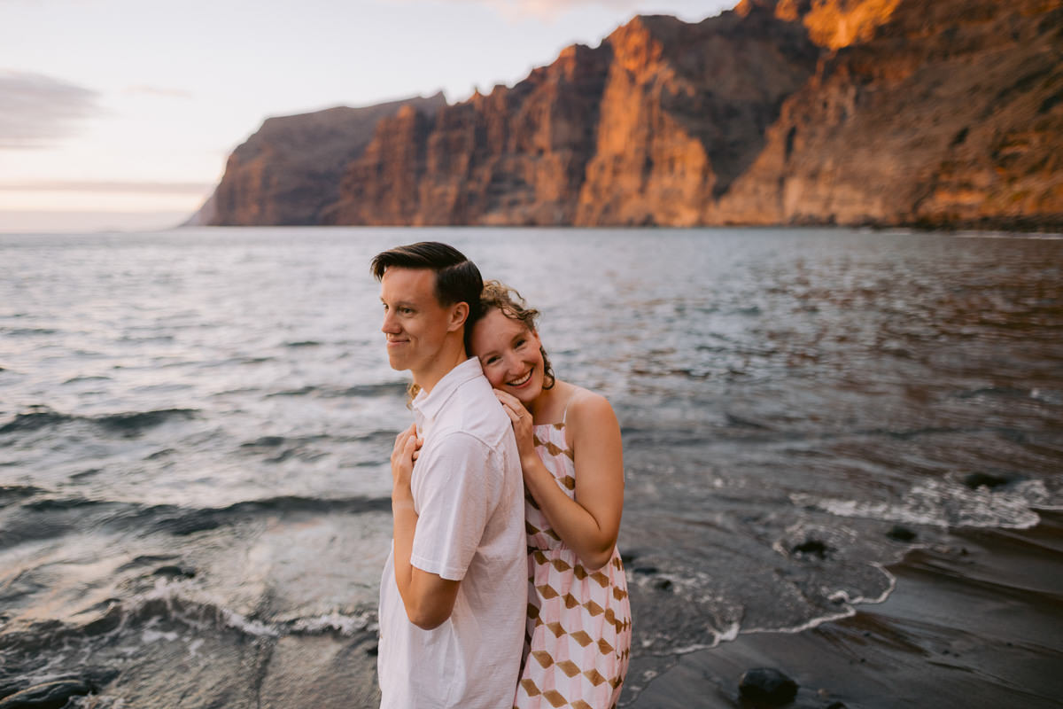 Anniversary photoshoot in Los Gigantes, Tenerife
