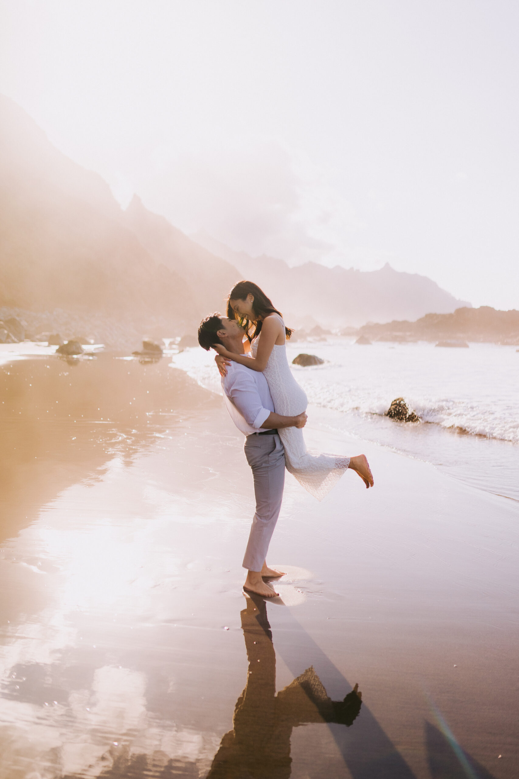Places to elope in Tenerife - Benijo Beach