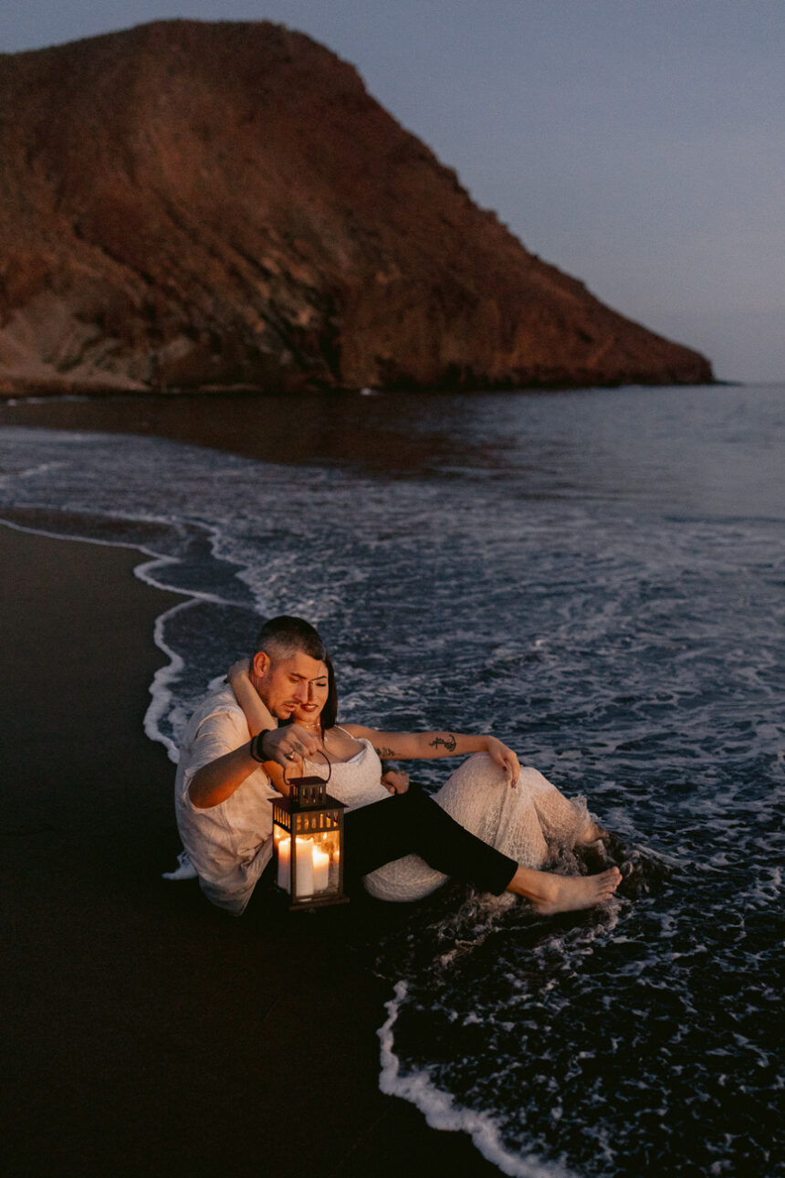 After-wedding photoshoot in Tenerife
