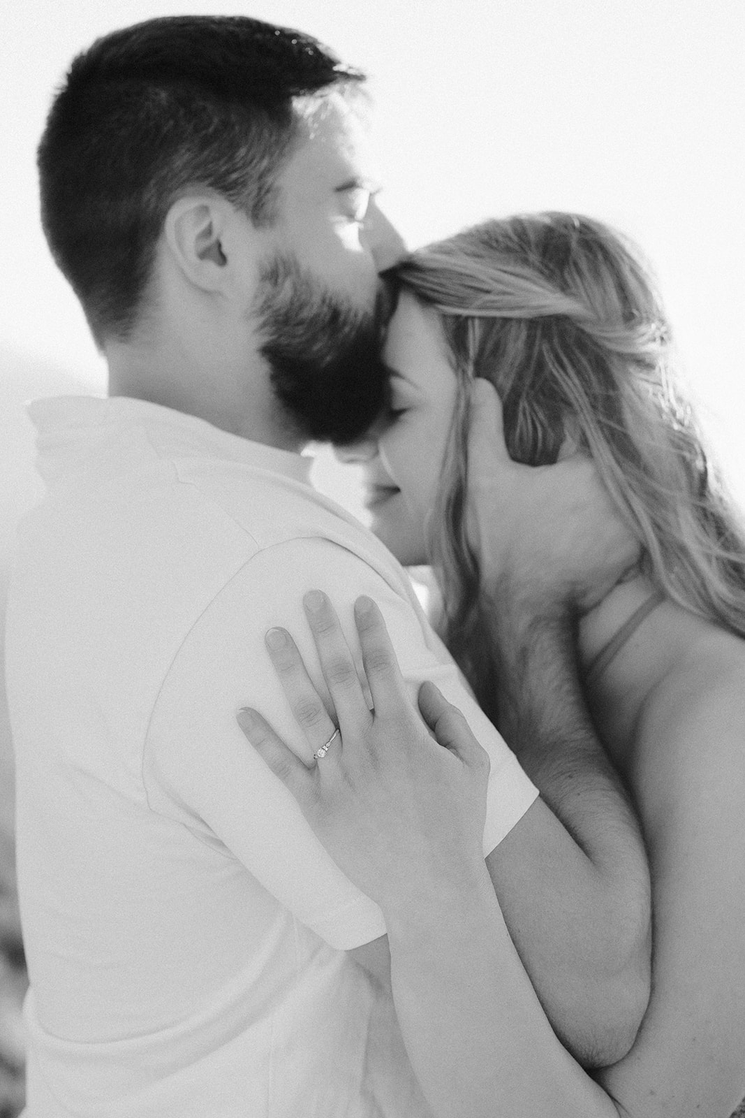 Romantic engagement photo in Tenerife 
