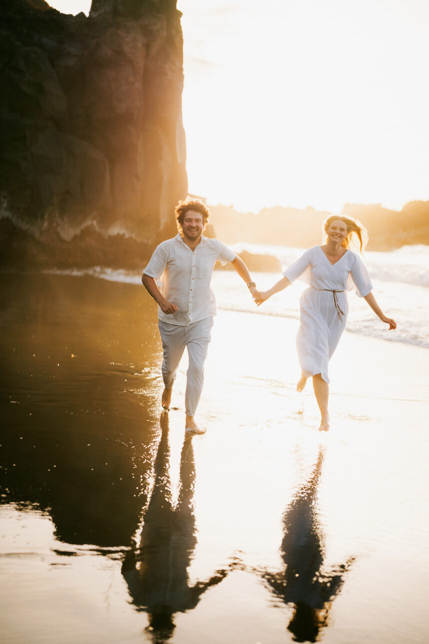 Beach couple photoshoot in Tenerife