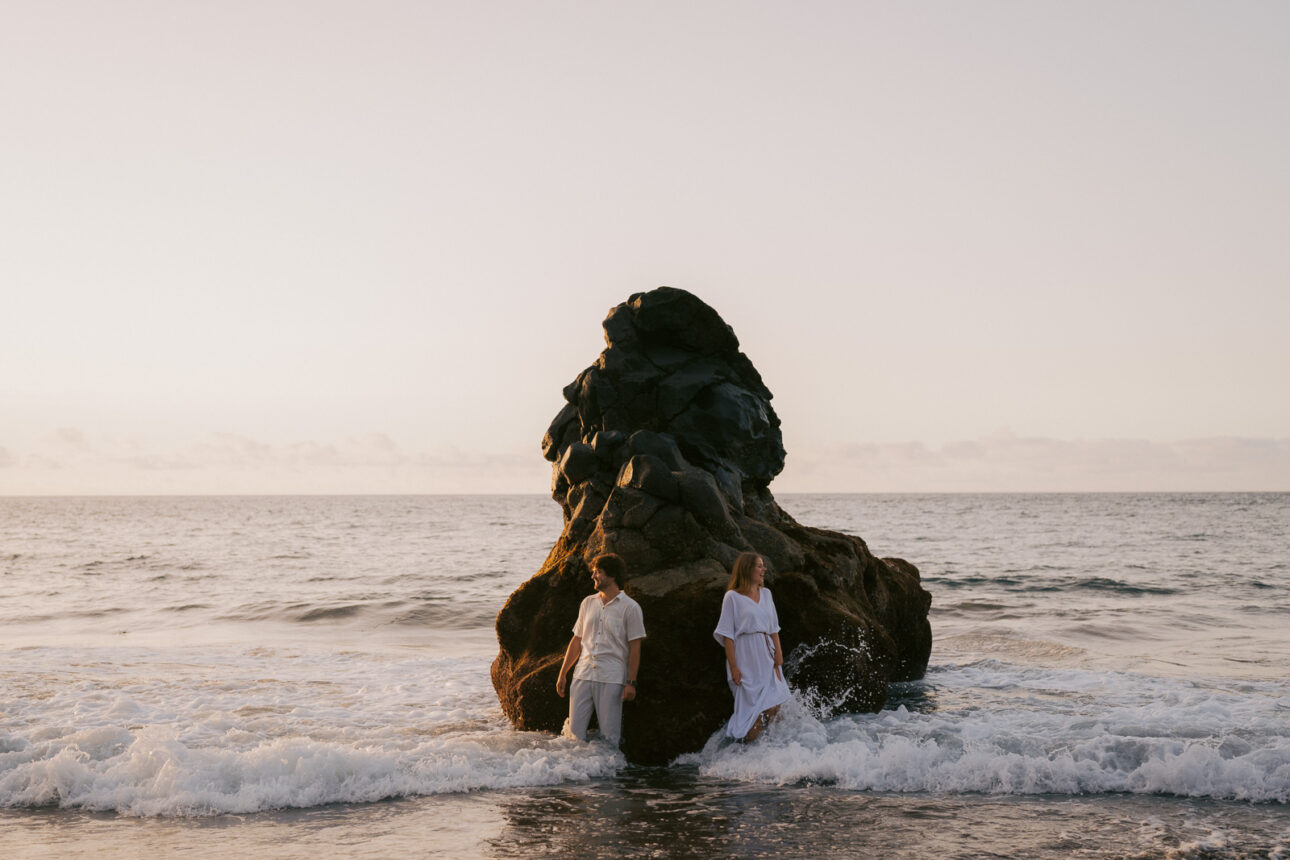 Love Story photoshoot on the beach in Tenerife