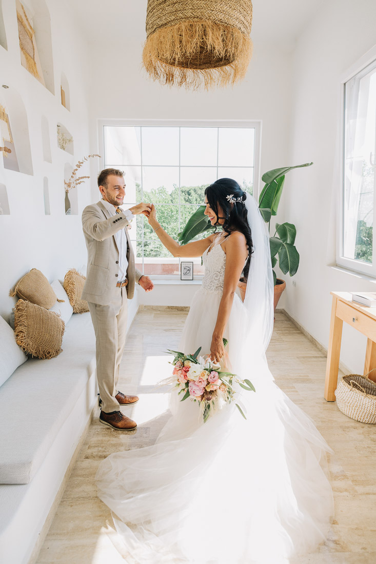 V&M boho wedding in RAW Beach Hotel